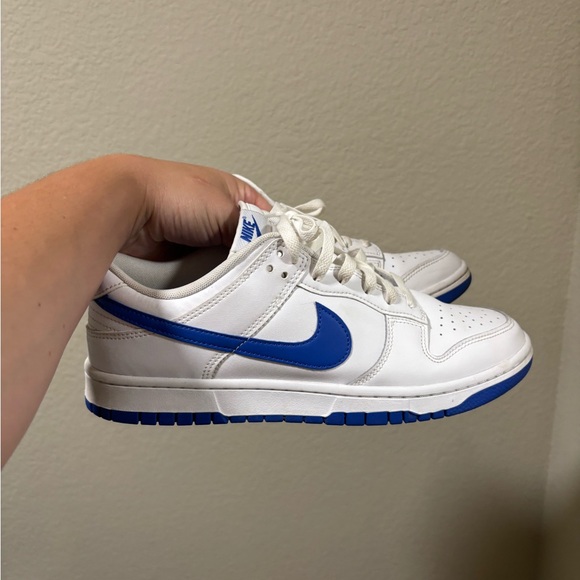 Nike dunk low white and blue - Picture 6 of 9